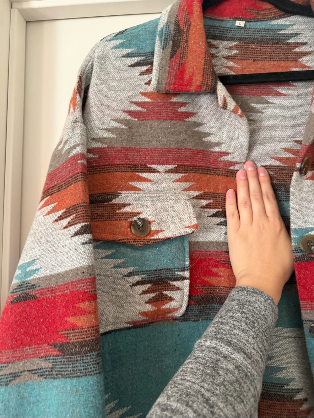Aztec Western Shacket - Picture 4 of 7
